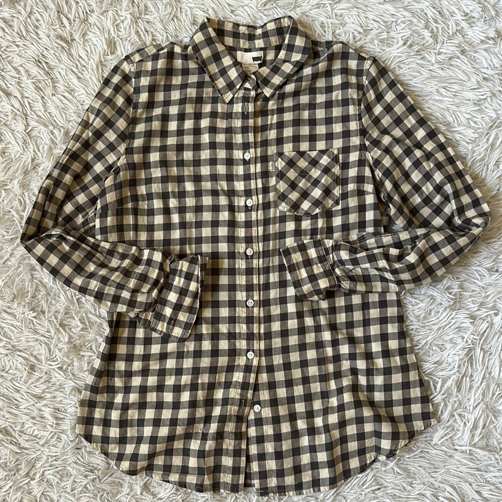 Levi’s Gingham Check Button Down Long Sleeves